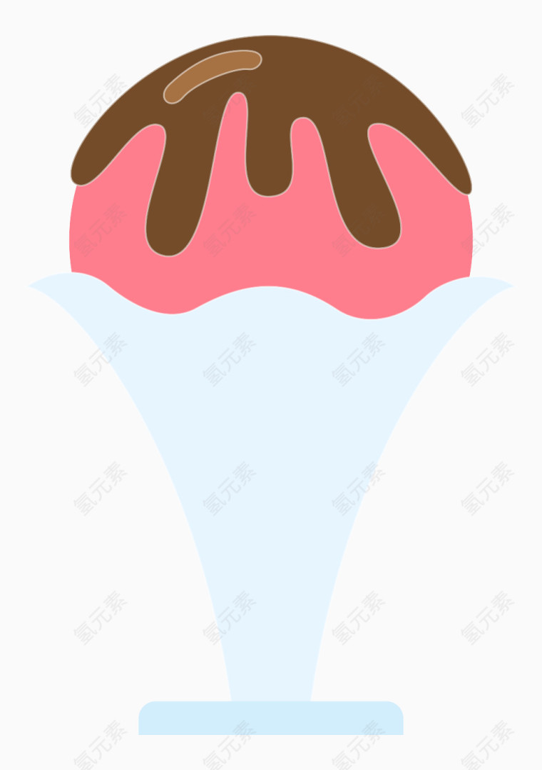 粉色雪糕