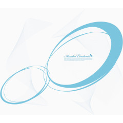 潮流双圆形线条