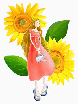 唯美手绘插画