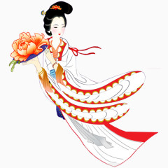 中秋节嫦娥免抠PNG图片