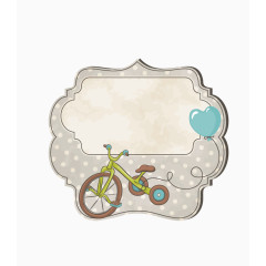 自行车少女系标签