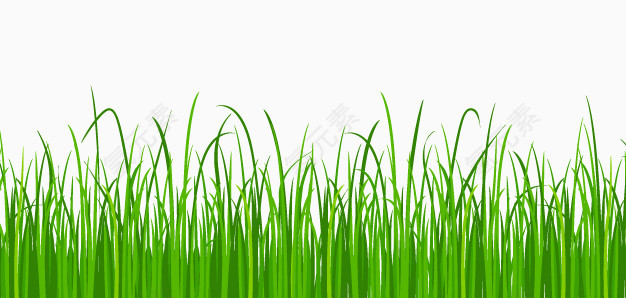 矢量绿草