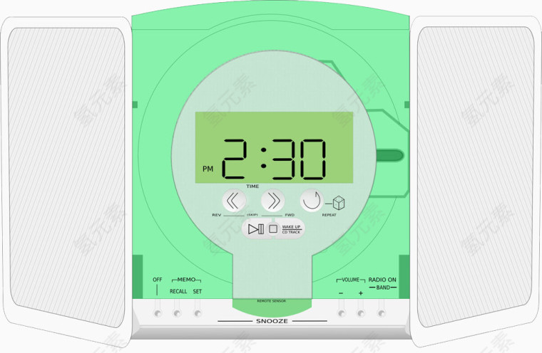 音乐设备上的时间数字