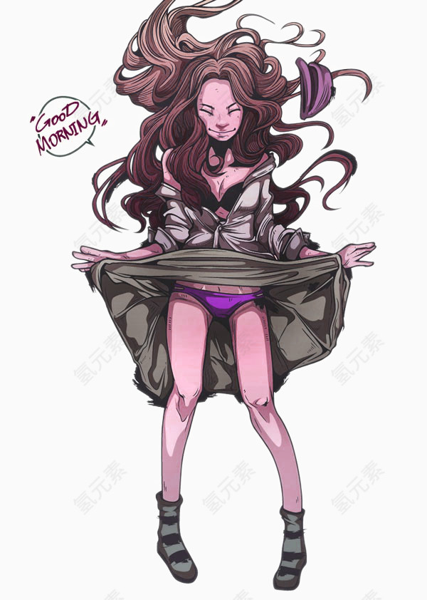 手绘动漫插画