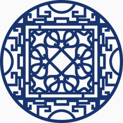 中国风花纹 
