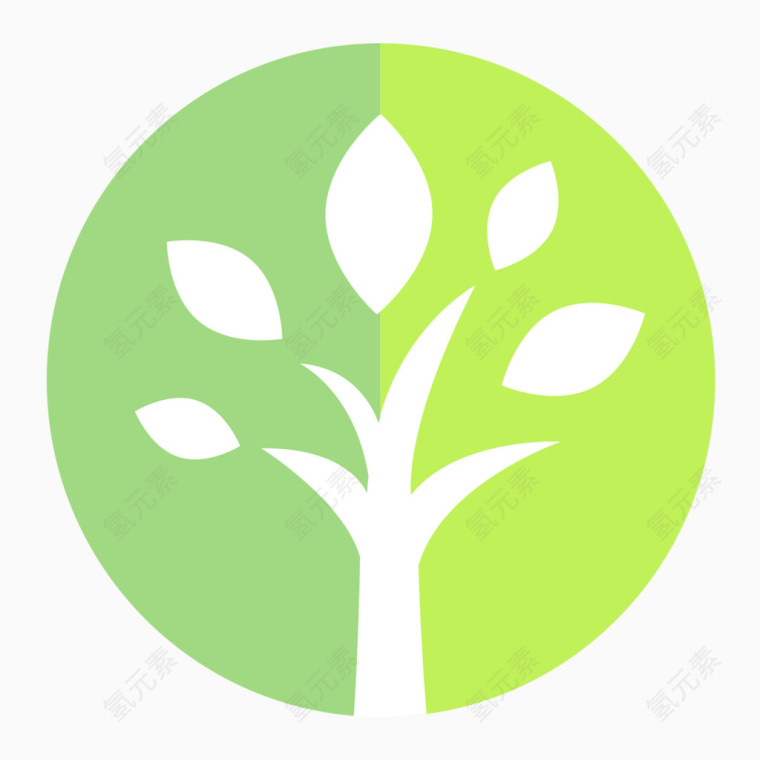 绿色树木LOGO