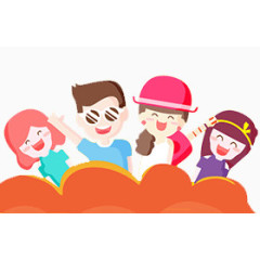 扁平化卡通形象素材