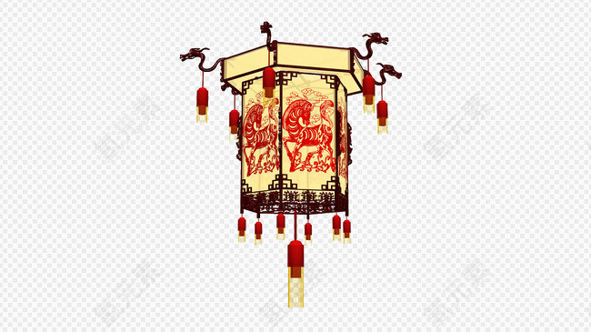 祝福春节 元宵节灯笼