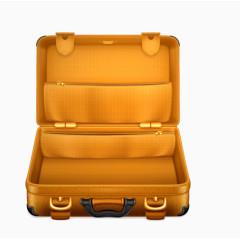 打开的行李箱卡通手绘