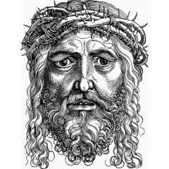 黑白经典时尚插画