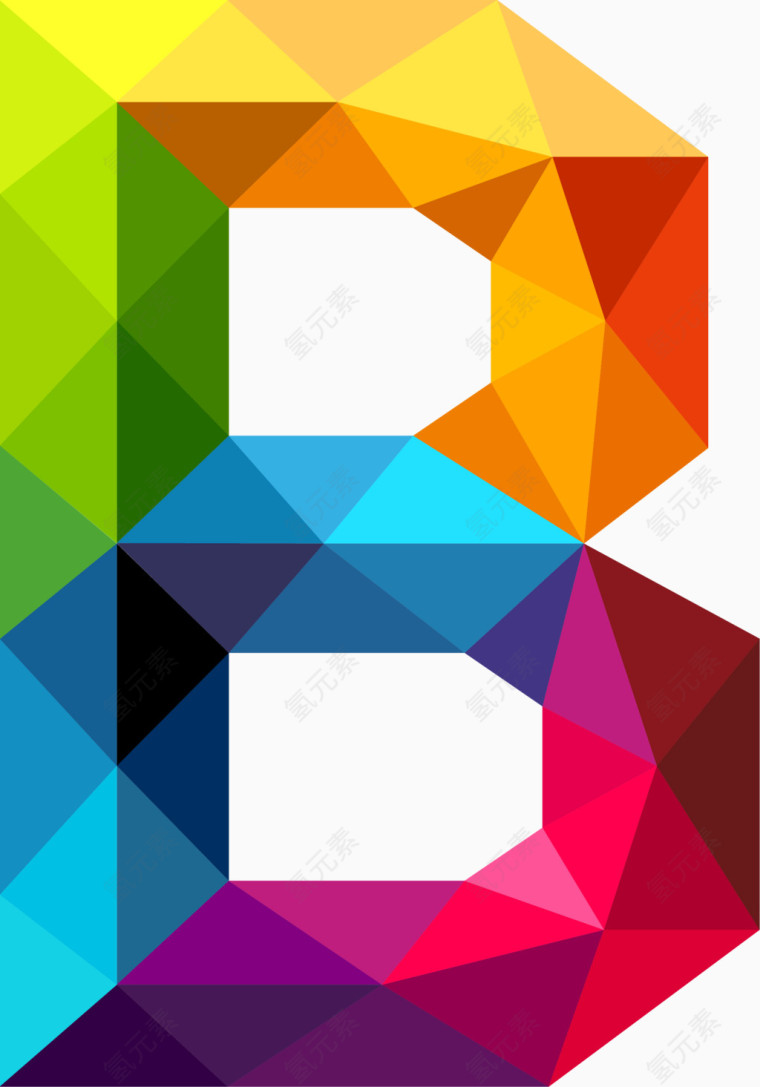 三角形英文艺术字母