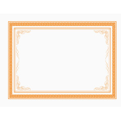 欧式古典中国风花纹边框