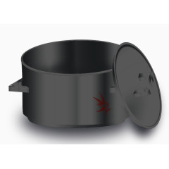 黑色钨钢锅家用锅具