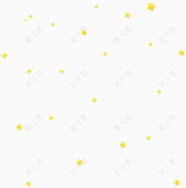 黄色五角星