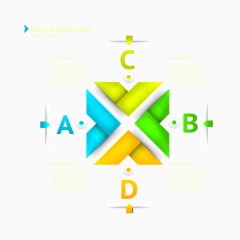 矢量不规则图形装饰图案