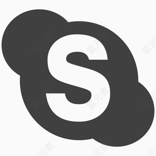 呼叫聊天通信消息Skype软件PIX字形集-免费