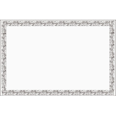 矢量欧式花纹边框