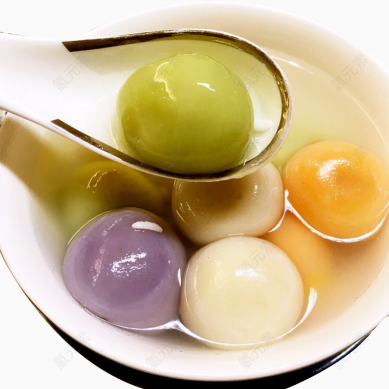 彩色小汤圆