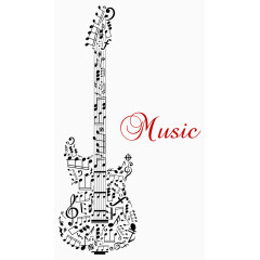 音乐图标组成乐器