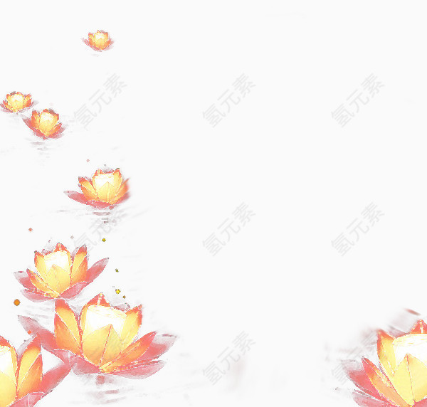 孔明灯素材