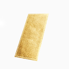 金色纸片