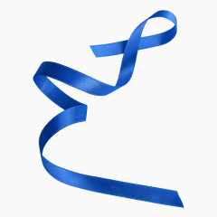 蓝色丝带