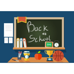 矢量黑板粉笔字