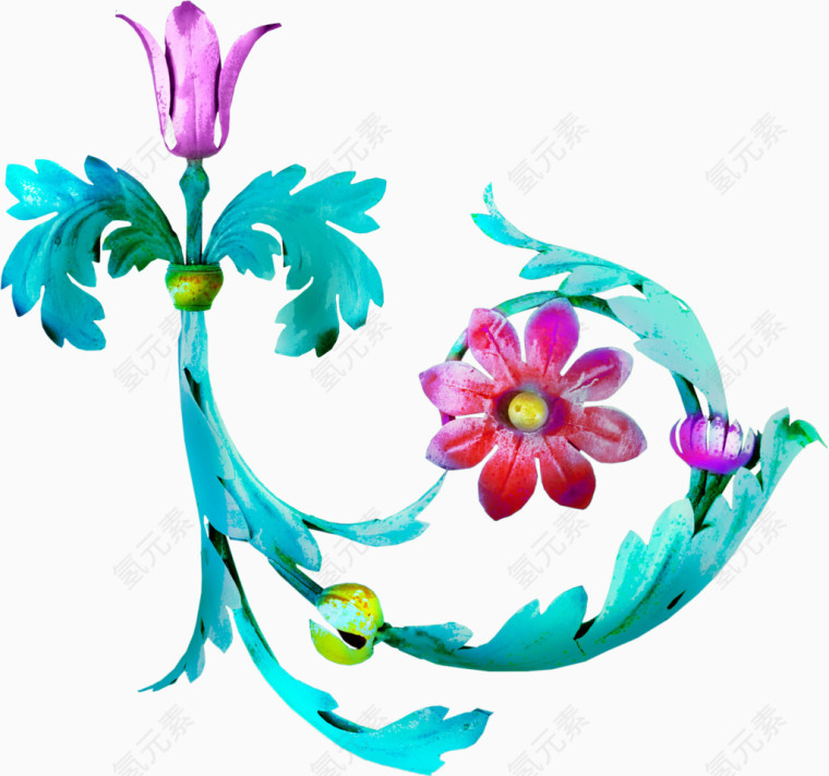  植物花纹