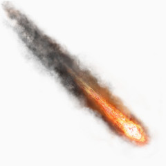 坠落燃烧的流星雨