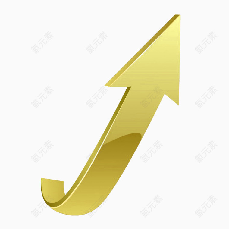 金黄色箭头