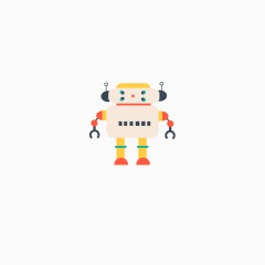 一个搞怪机器人