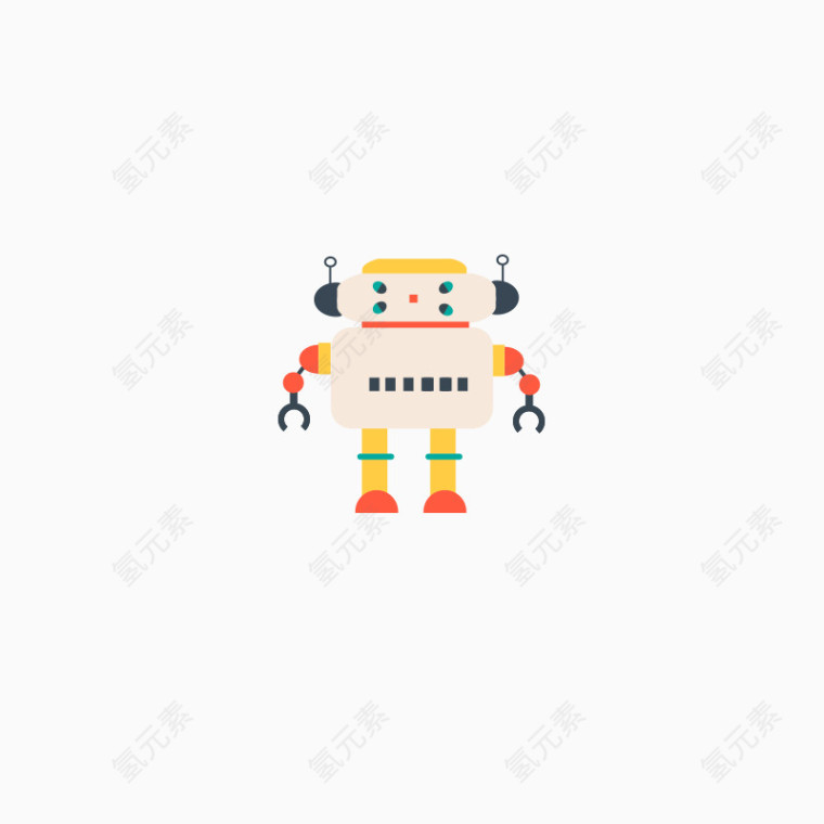 一个搞怪机器人