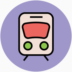 交通工具立体图标剪影