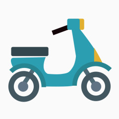 卡通摩托车图标