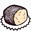 太特从乔科省蛋糕巧克力patisserie-icons