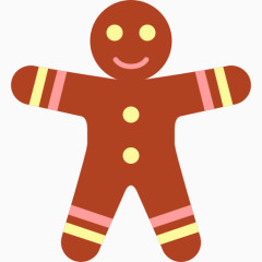 圣诞节姜饼图标