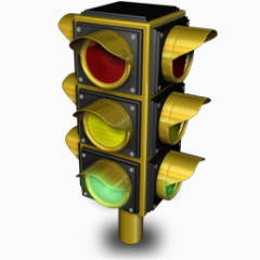 光停止去交通灯光停止图标