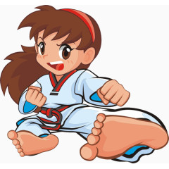 跆拳道女孩