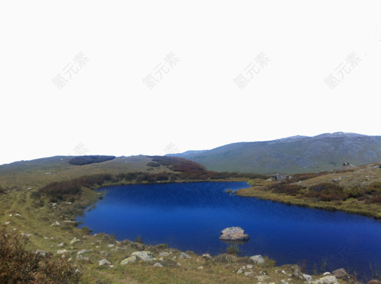 唯美小黑湖景区