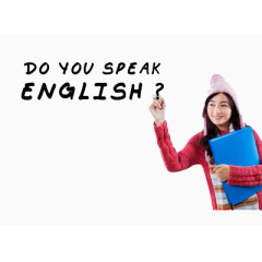 美女宣传英语