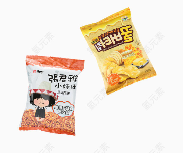 可口美味进口实拍薯片食品