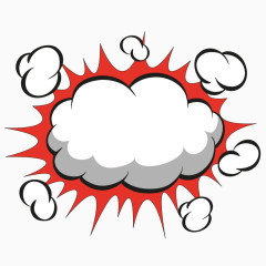 炸裂卡通对爆炸话框