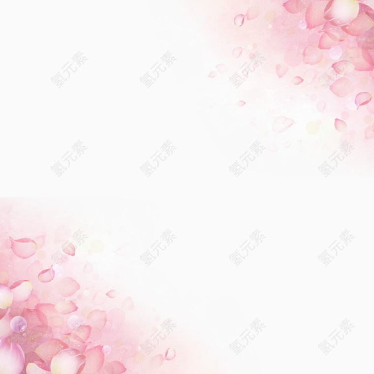 唯美粉色花瓣底纹