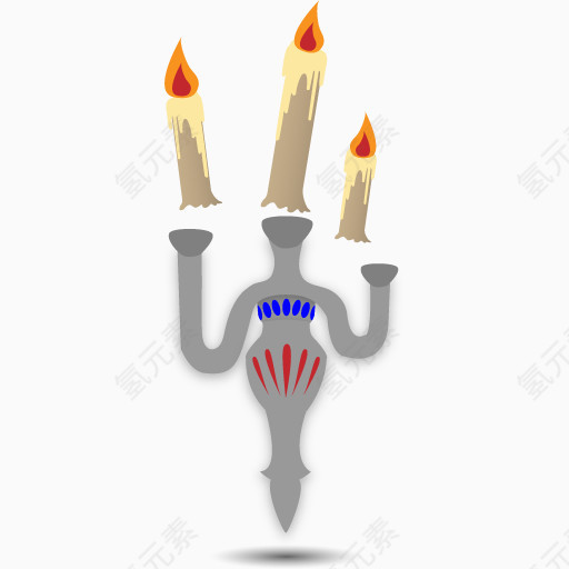 浮动蜡烛万圣节主题