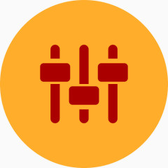 调整控制声音体积圆形音乐包