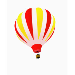 卡通漂浮热气球