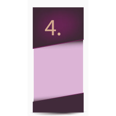 紫色PPT元素流程步骤框