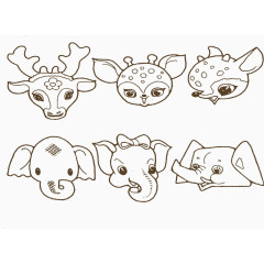 多款动物头像免费下载