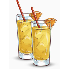 冰镇果汁冷饮
