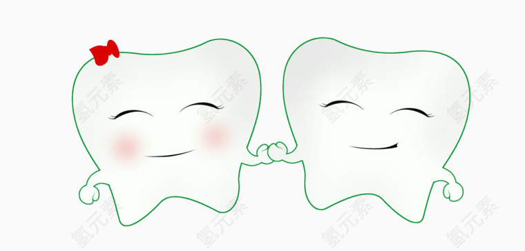 牙齿情侣